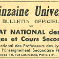 La Quinzaine Universitaire , 15 Octobre 1937